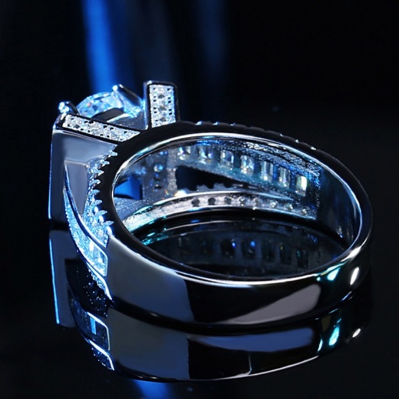 AAA 925 Sterling Silver Cubic Zirconia Rings - Picture 7 of 7